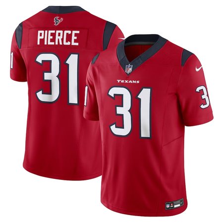 Men's Nike Dameon Pierce Red Houston Texans #31 Vapor F.U.S.E. Limited Jersey